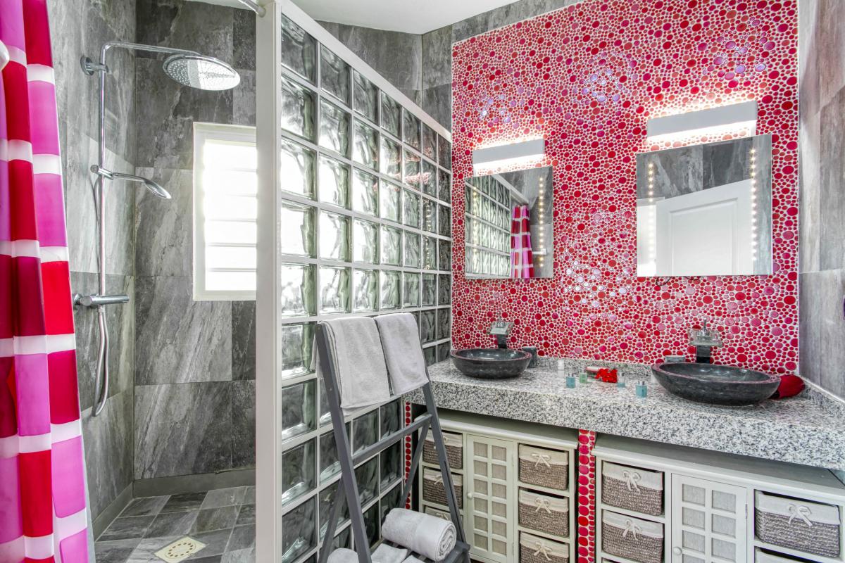 Location villa 9 chambres Tamarind Hill Saint Martin-ssalle de douche-22